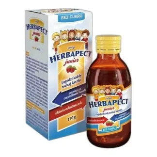 Herbapect Junior bez cukru syrop x 110g — zdjęcie 1