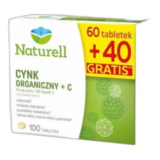 Naturell Cynk Organiczny + wit. C 100tabl — zdjęcie 1