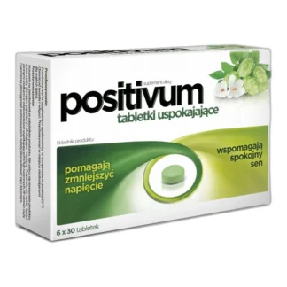Positivum tabletki uspokajające 30 tabletek - 1 BLISTER!! — zdjęcie 1