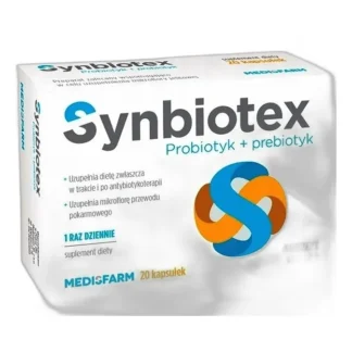 SYNBIOTEX Probiotyk Prebiotyk SZCZEPY BAKTERII — zdjęcie 1